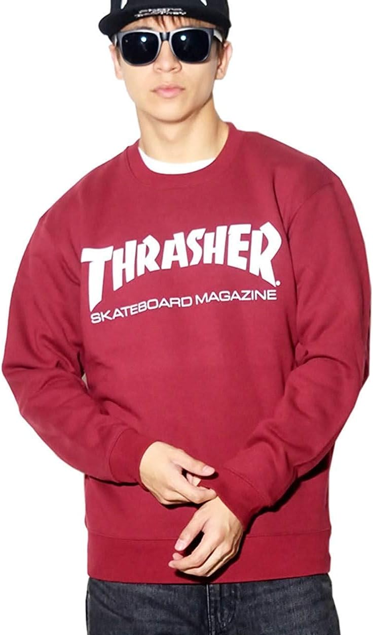 Amazon.co.jp: (スラッシャー) THRASHER トレーナー スウェット